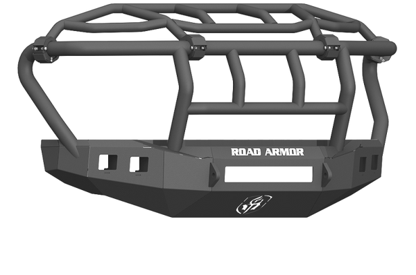 Road Armor 17-20 Ford F-250 Stealth Front Bumper w/Intimidator Guard - Tex Blk - 617F3B-NW