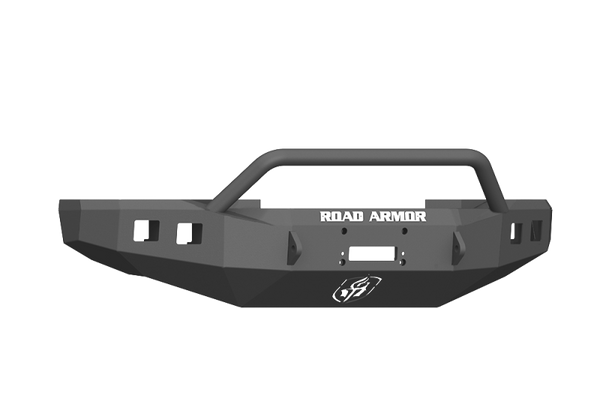 Road Armor 617F4B Stealth Winch Front Bumper, Pre-Runner Guard, Satin Black NEW