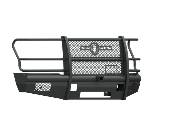 Road Armor 17-20 Ford F-250 Vaquero Front Bumper Full Guard 2in Receiver - Tex Blk - 617VF26B