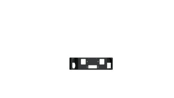 Road Armor 6181V-WP Vaquero Winch Plates Front Satin Black NEW