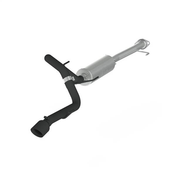 MBRP S5342BLK Exhaust System Cat-Back Steel Rear Exit Aluminized/Black Black Tip