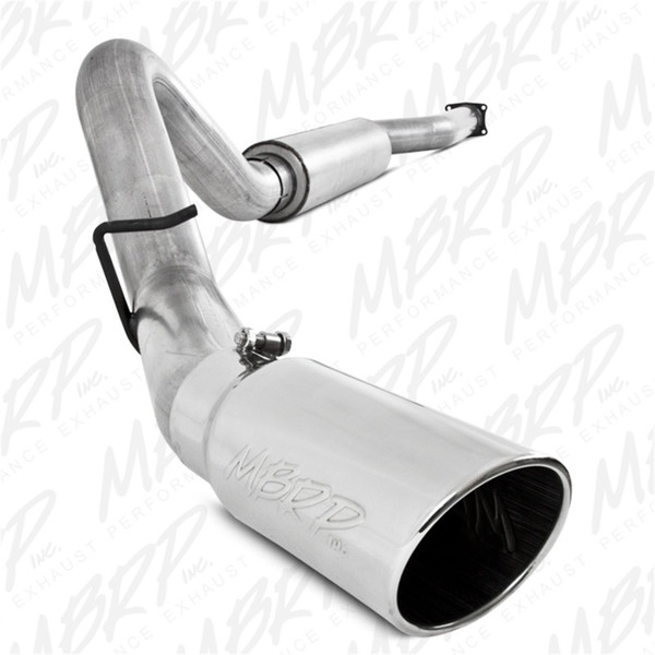 MBRP S6000AL Exhaust System Cat-Back Passenger Side Exit Aluminized Polished Tip