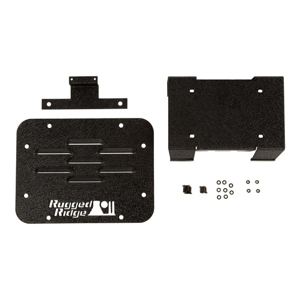 Rugged Ridge 11586.11 Tire Carrier Cancel Kit Black NEW