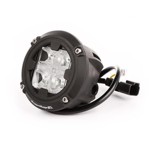 Rugged Ridge 15209.31 LED Light 3.5" Round High Beam Amber/Low Beam White