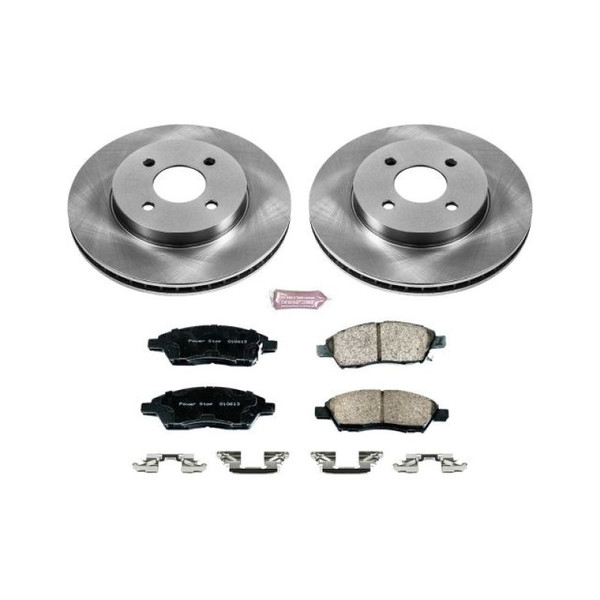 Power Stop KOE6096 Front Autospecialty Brake Kit For Nissan Versa 2012-2018 NEW
