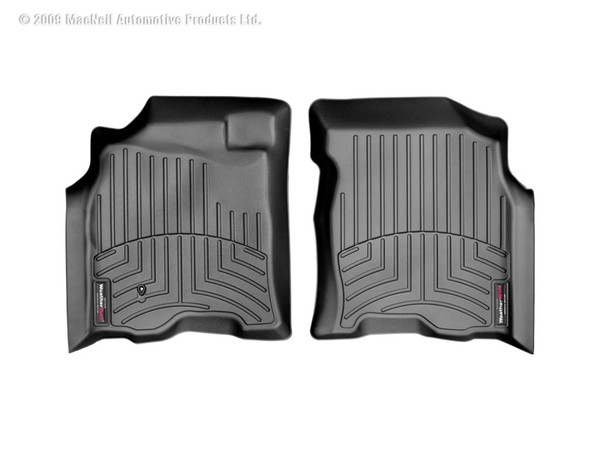 WeatherTech 04-06 Toyota Tundra Double Cab Front FloorLiner - Black - 440301