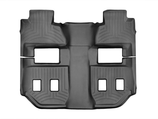 WeatherTech 15+ Chevrolet Suburban (Fits Vehicles w/ 2nd Row Bucket Seats) Rear FloorLiners - Black - 446073