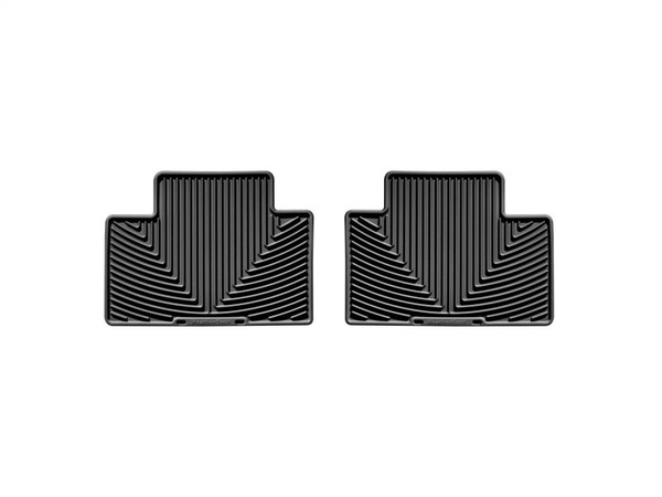 WeatherTech 05-13 Toyota Tacoma Crew Cab Rear Rubber Mats - Black - W136