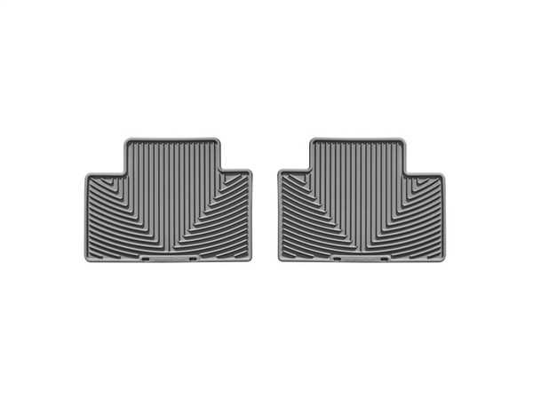WeatherTech 05-13 Toyota Tacoma Crew Cab Rear Rubber Mats - Grey - W136GR