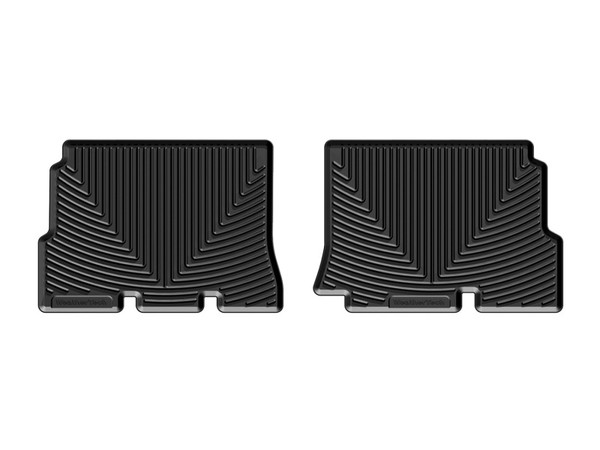 WeatherTech 2014+ Jeep Wrangler Rear Rubber Mats - Black - W322