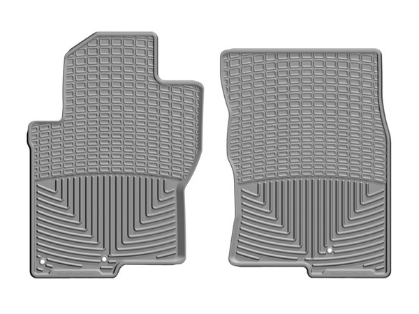 WeatherTech 08-19 Nissan Frontier Crew Cab Front Rubber Mats - Grey - W458GR