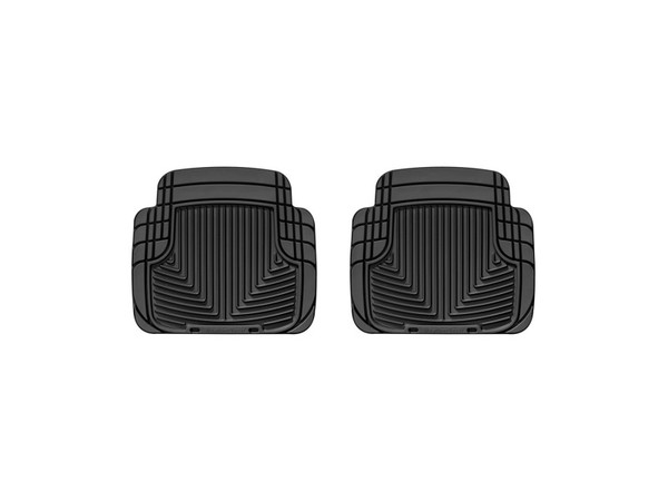WeatherTech 99 BMW M3 Convertible Rear Rubber Mats - Black - W50