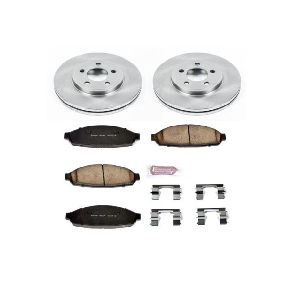 Power Stop KOE1364 Autospecialty Brake Kit Front NEW
