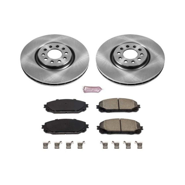Power Stop KOE7414 Autospecialty Brake Kit Front NEW