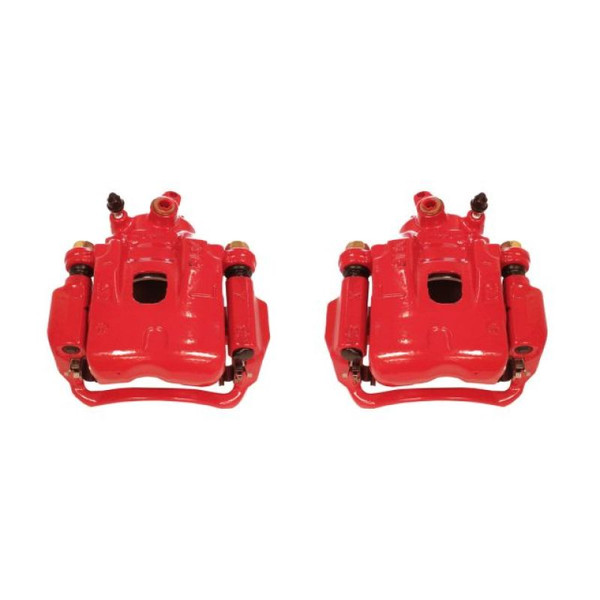 Power Stop 95-04 Toyota Tacoma Front Red Calipers w/Brackets - Pair - S2012