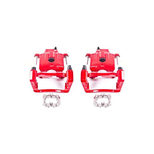 Power Stop 04-07 Buick Rainier Rear Red Calipers w/Brackets - Pair - S4804
