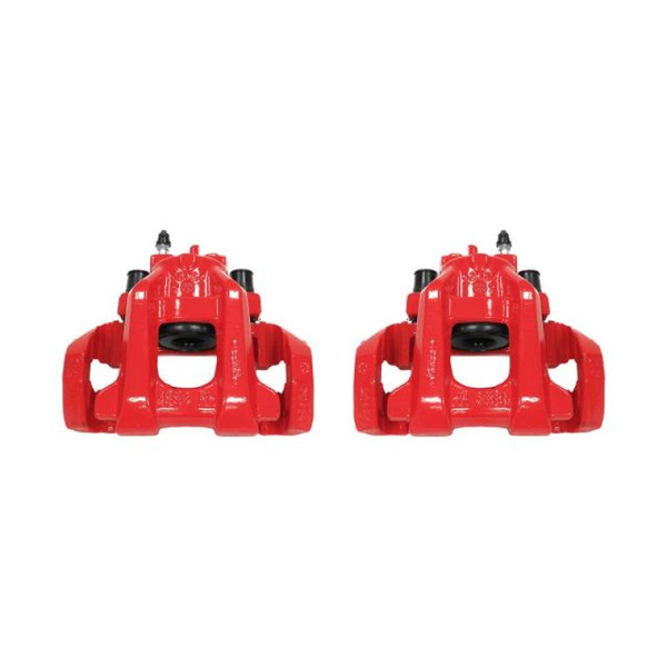 Power Stop 11-17 Dodge Durango Rear Red Calipers w/Brackets - Pair - S5300