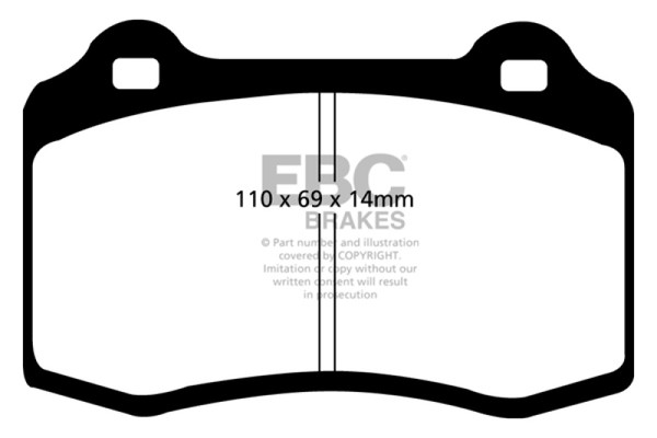EBC DP31140C Disc Brake Pad Set For Volvo V70 2004-2007 NEW