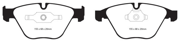 EBC DP52006NDX Disc Brake Pad Set For BMW 335i 2007-2012 NEW