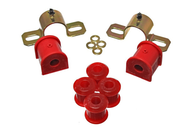 Energy Suspension 2.5111R Sway Bar Bushing Set Red Performance Polyurethane