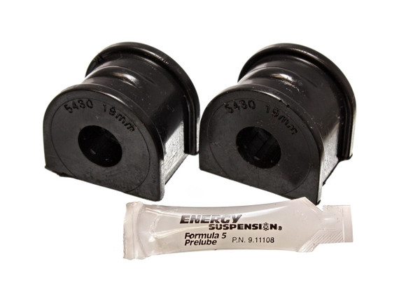 Energy Suspension fits  97-04 Chevy Corvette Black 19mm Rear Sway Bar Bushing Set - Reuse OE Brackets - 3.5201G