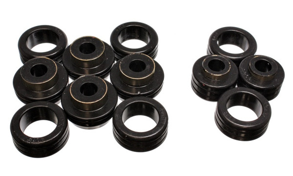 Energy Suspension 5.4106G Body Cab Mount Set, Black, Polyurethane