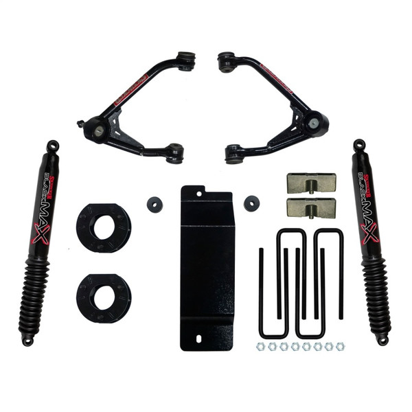 Skyjacker C7350PB 3.5-4 Inch Upper Control Arm Lift Kit With Rear Shocks NEW