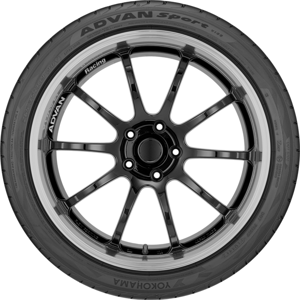 Yokohama Advan Sport V105 Tire - 275/40ZR19 105Y - 110110545