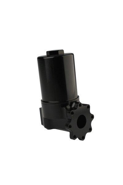 Aeromotive 11218 Fuel Filter Canister Mount -12AN Inlet 2Bolt Flange Outlet Pump