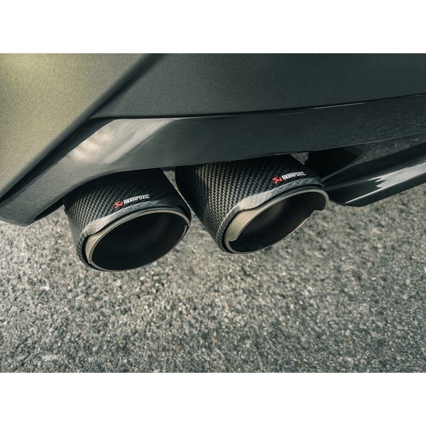 Akrapovic fits 2019 BMW Z4 M40i (G29) Slip-On Line (Titanium) w/Carbon Fiber Tips - S-BM/T/9H