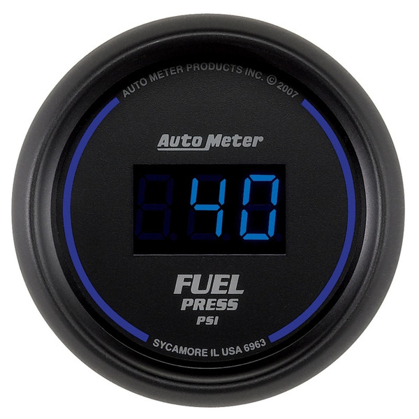 Auto Meter 6963 2-1/16" Cobalt Digital Fuel Pressure Gauge; 5-100 PSI NEW
