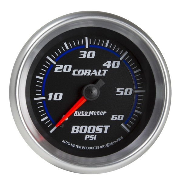 Autometer Cobalt 2-5/8in Mechanical Boost Gauge 60 PSI - 7905