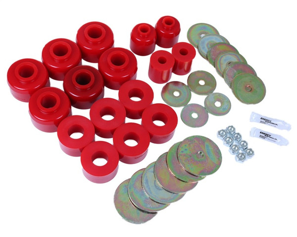Energy Suspension fits  03-09 Toyota 4Runner/GX470 / 07-14 FJ Cruiser Red Body Mount Bushing Set - 8.4114R