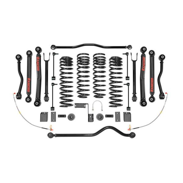Rancho 07-17 Jeep Wrangler Fr and R Short Arm Suspension System Component - Box Three - RS66114B-3