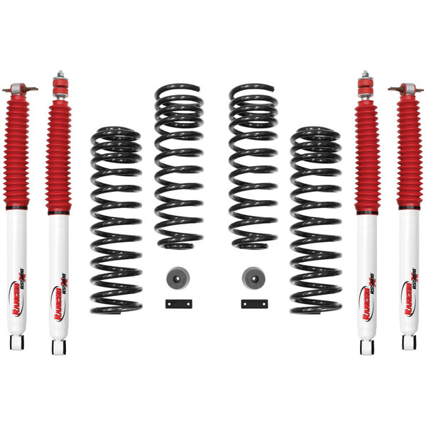Rancho RS66118BR5 Suspension Sport System with Shocks Front/Rear For Jeep NEW