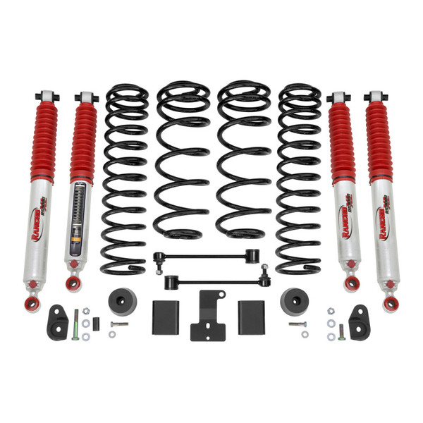 Rancho RS66124BR9 Suspension Sport System with Shocks Front/Rear For Jeep NEW