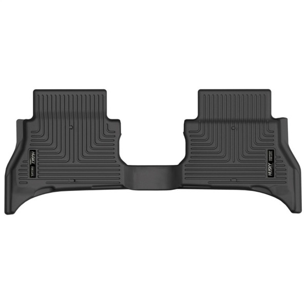 Husky Liners 21-22 Jeep Wrangler UL Rubicon 4xe Hybrid WeatherBeater 2nd Seat Floor Liner - Black - 14081