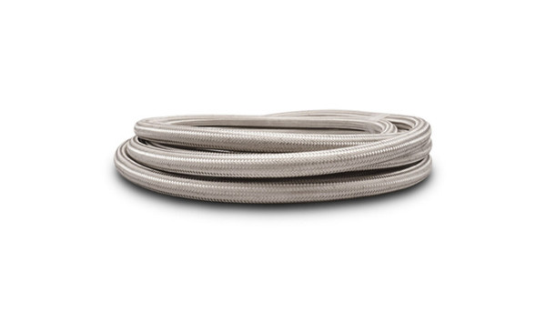 Vibrant Stainless Steel Braided Flex Hose w/PTFE Liner AN -3 (20ft Roll) - 18423