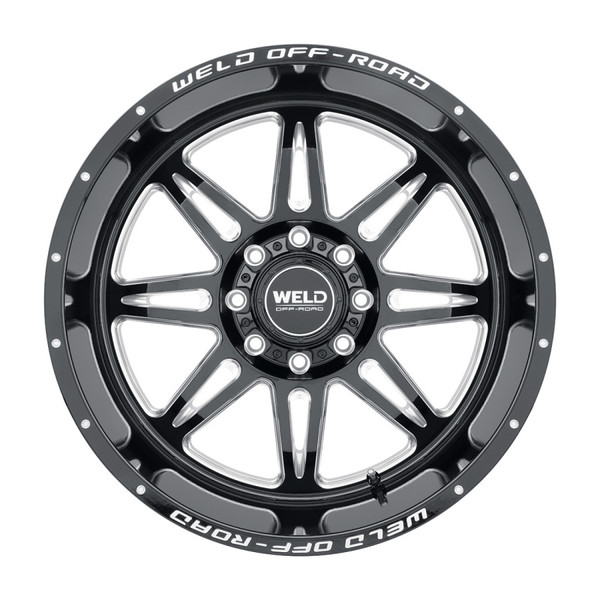 Weld Cheyenne W132 Series 20x10 / 8x170 BP / -18 Offset / 4.75 BS / 125.1 Bore - Gloss Black MIL - W13200017475