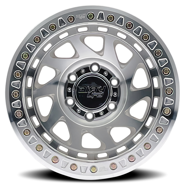 Dirty Life 9313 Enigma Race 17x9 / 5x127 BP / -12mm Offset / 78.1mm Hub Machined Wheel - 9313-7973M12