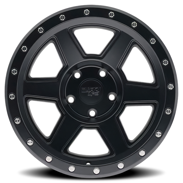 Dirty Life 9315 Compound 17x9 / 5x127 BP / -12mm Offset / 78.1mm Hub Matte Black Wheel - 9315-7973MB12