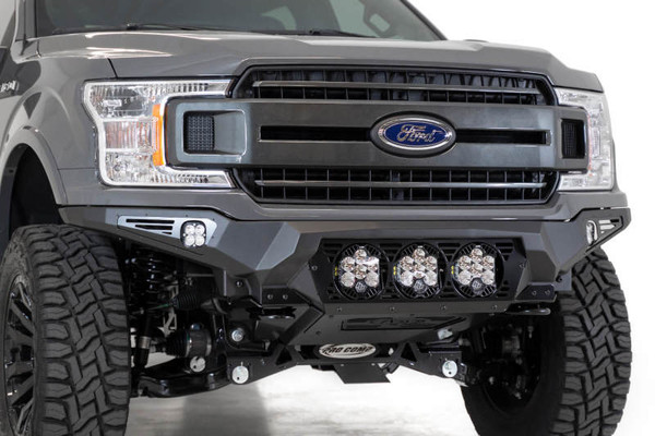 Addictive Desert Designs 18-20 Ford F-150 Bomber Front Bumper w/ 3 Baja Designs LP6 Mounts - F180014100103