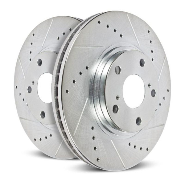 Power Stop 10-12 Ford F-450 Super Duty Front Right Evolution Drilled & Slotted Rotor - AR85107XR