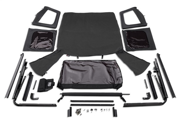 Rugged Ridge Complete Soft Top w/Black Frame 76-95 Jeep Wrangler CJ/YJ - 13781.15