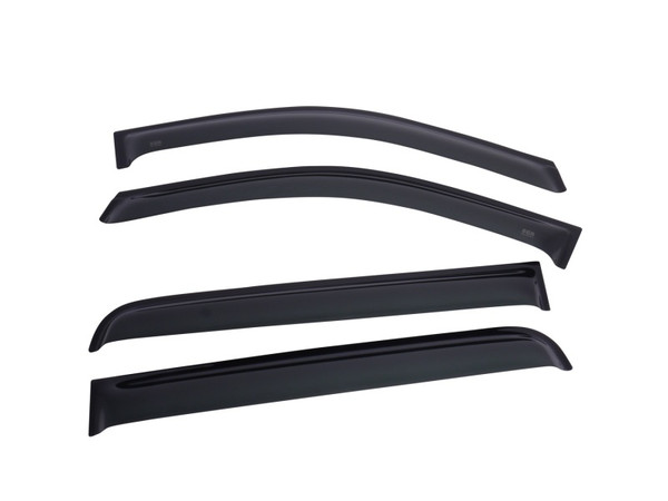 EGR 2019 Chevy 1500 Double Cab Tape-On Window Visors - Set of 4 Dark Smoke - 641891