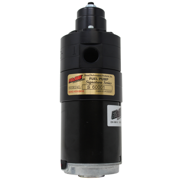 FASS 01-12 GM 2500/3500 Duramax 100gph Signature Series Adjustable Fuel Pump FAS C09 100G - FASC09100G
