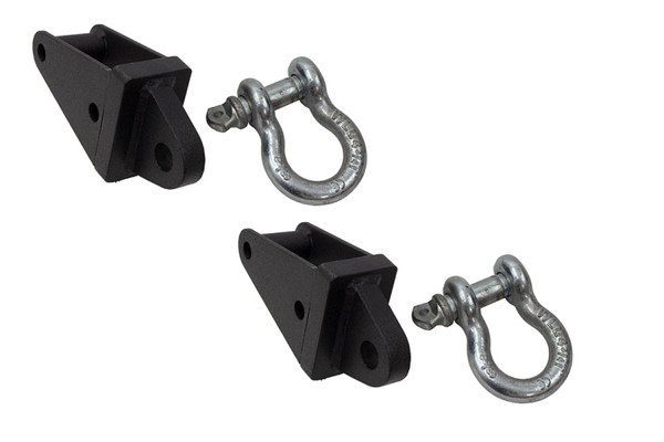 Fishbone Offroad 07-18 JK Wrangler Rubicon and Unlimited Jeep JK Rear D-Ring Frame Mounts - FB22136