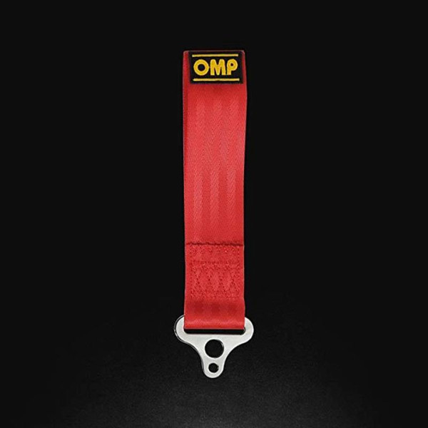 OMP Tow Hook Stainless Internal Diametre 100 mm - Medium Material (Red) - EB0-0578-061