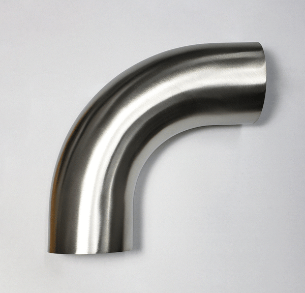 Stainless Bros 1.88in Diameter 1.5D / 2.82in CLR 16GA 90 Degree Mandrel Bend w/ Leg - 601-04856-4150