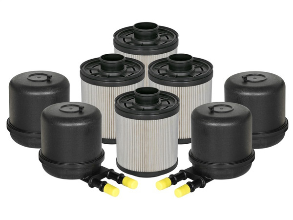 aFe Pro GUARD D2 Fuel Filter 11-17 Ford Diesel Trucks V8 6.7L (td) (4 Pack) - 44-FF014-MB